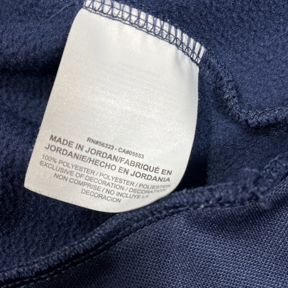 Nike Dri-Fit Big 12 Conference Mens 1/4 Zip Long Sleeve Pullover Jacket Navy 2XL - Picture 14 of 16